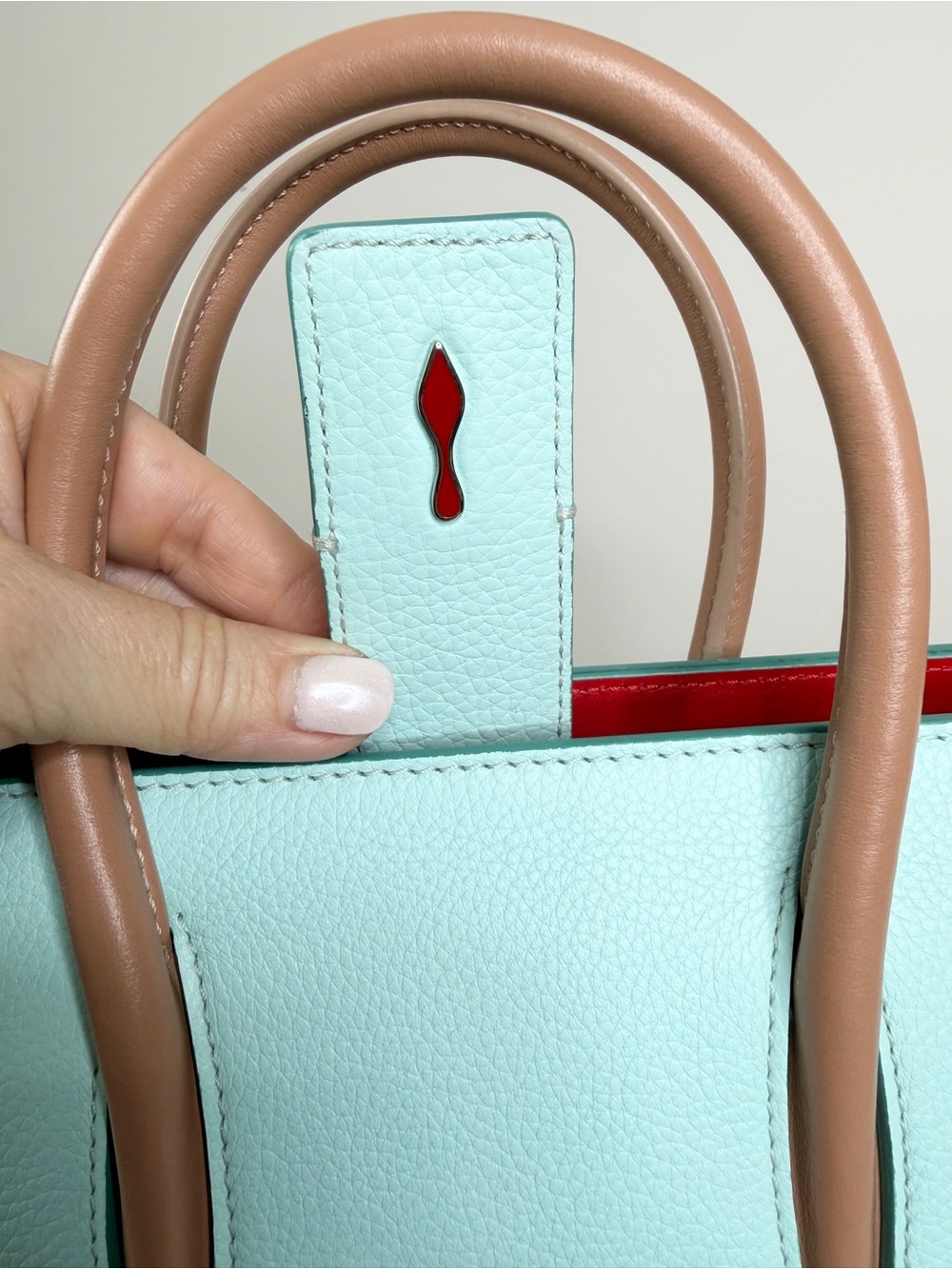 Christian Louboutin Small Paloma Handbag/Crossbody COA - Picture 9 of 14